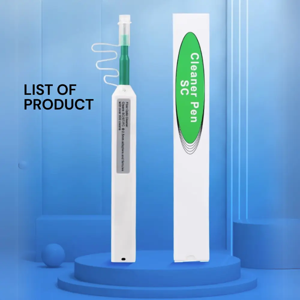 Fiber Optic Cleaning Pen- One-Click Connector Cleaner 2.5mm